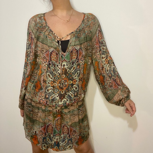 zara caftan dress